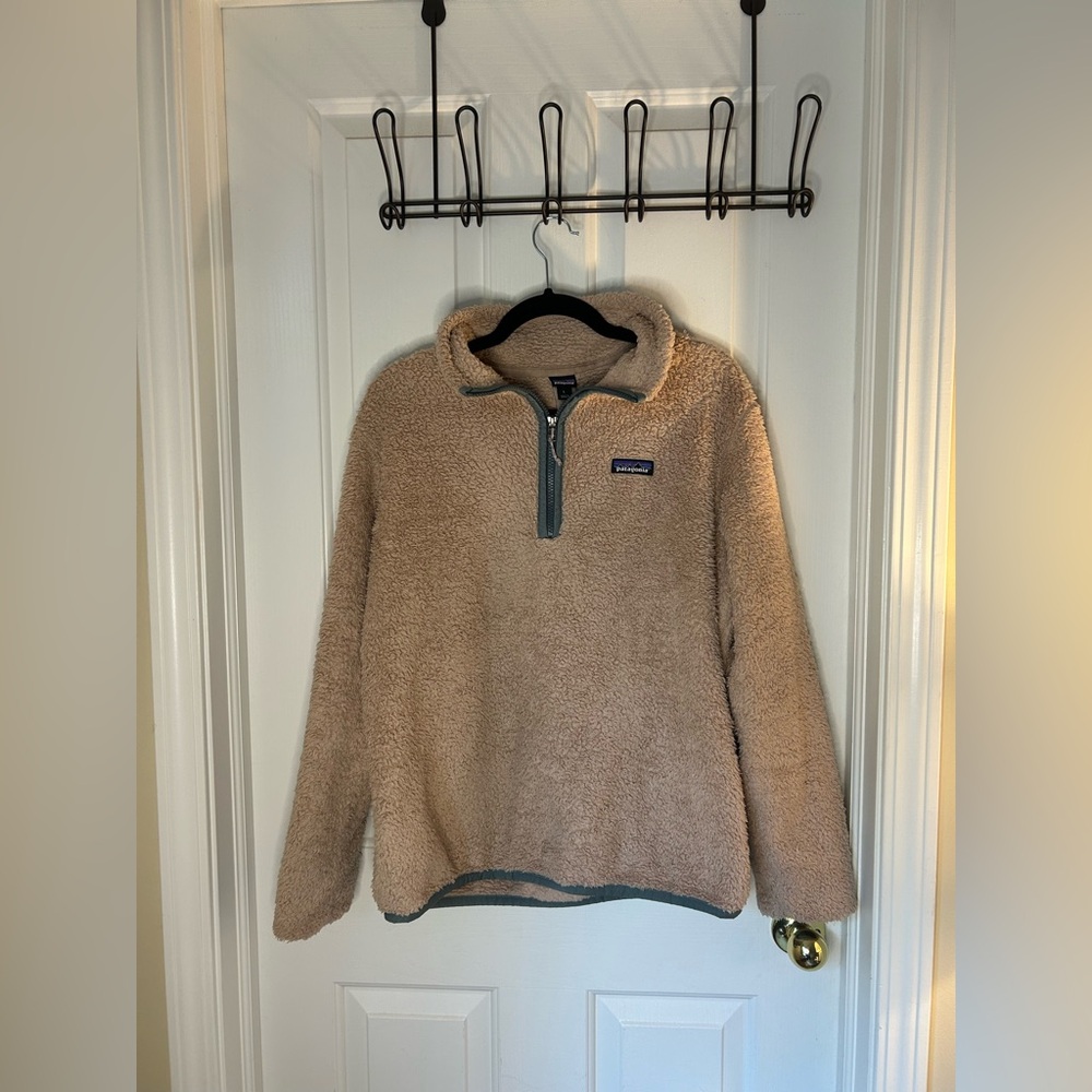 Women's Los Gatos Quarter Zip Patagonia Size Large Mauve Brown Pink Color - Picture 3 of 10